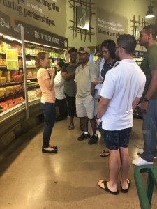 Wounded veterans tour a Whole Foods and ask questions about their dietary habits, during a recent nutrition course hosted by Wounded Warrior Project. (PRNewsFoto/Wounded Warrior Project)